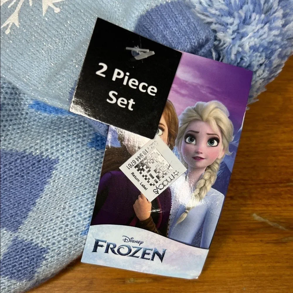 Disney Frozen Blue and Purple Mittens Set